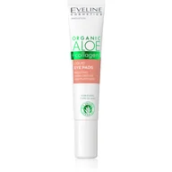 Kosmetyki pod oczy - Eveline Cosmetics Organic Aloe + Collagen Płynne płatki pod oczy zmniejszające cienie i obrzęki 3 w 1 20.0 ml - miniaturka - grafika 1