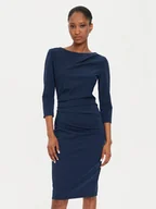 Sukienki - Rinascimento Sukienka koktajlowa CFC0121014003 Granatowy Regular Fit - miniaturka - grafika 1