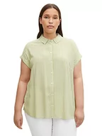 Bluzki damskie - TOM TAILOR MY TRUE ME Bluzka damska, 29082 - White Pea Green Stripe, 44 - miniaturka - grafika 1