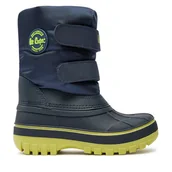 Buty dla chłopców - Śniegowce Lee Cooper LCJ-24-44-2845K Granatowy - miniaturka - grafika 1