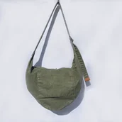 Torebki damskie - Torba Damska Drelich Khaki Zapięcie Suwak - miniaturka - grafika 1