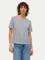 Koszulki i topy damskie - Vero Moda T-Shirt Abby 10304716 Biały Regular Fit - miniaturka - grafika 1