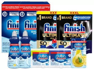 Finish Zestaw Quantum Ultimate Tabletki Akcesoria - Środki do zmywarek - miniaturka - grafika 1