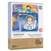 Książki edukacyjne - Ekopuzzle dwuelementowe Strażak czy astronauta$637 Nowa - miniaturka - grafika 1