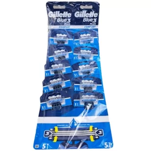 Gillette Blue3 Plus Comfort, Maszynki do Golenia, 10 Szt. - Maszynki do golenia i wkłady - miniaturka - grafika 1