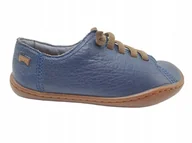 Buty dla dziewczynek - Półbuty Dziecięce Camper Niebieskie Skóra R. 18 - miniaturka - grafika 1