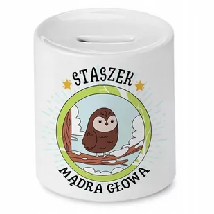 Skarbonka 330 ml Dla Staszka Syna Dziecka Prezent z Nadrukiem ze Zdjęciem - Skarbonki Skarbonka 330 ml Dla Staszka Syna Dziecka Prezent z Nadrukiem ze Zdjęciem - Skarbonki - miniaturka - grafika 1