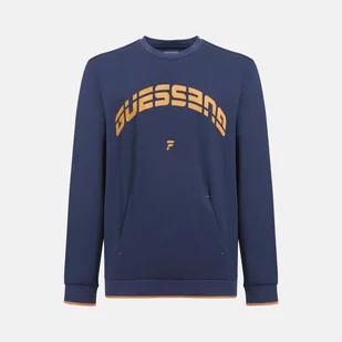 Męska Bluza GUESS QUINCEY CN SWEATSHIRT Z2GQ21FL04I-G7R1 – Niebieski - Bluzy męskie - miniaturka - grafika 1