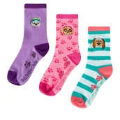 Skarpetki dla dzieci - Zestaw 2 par wysokich skarpet dziecięcych Paw Patrol ACCCS-SS24-512PAW Różowy - miniaturka - grafika 1
