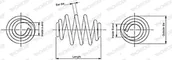 Sprężyny zawieszenia - Monroe Sprężyna zawieszenia SN3987 SN3987 - miniaturka - grafika 1