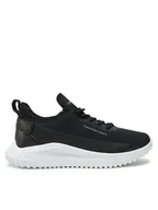 Sneakersy damskie - Calvin Klein Jeans Sneakersy YW0YW01665 Czarny - miniaturka - grafika 1