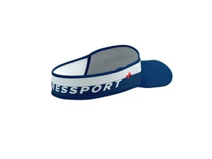 COMPRESSPORT Daszek biegowy ULTRALIGHT VISOR V2 estate blue - Czapki i chusty sportowe damskie - miniaturka - grafika 3