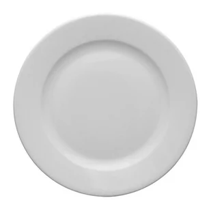 Talerz deserowy LUBIANA Kaszub, biały, 21 cm - Talerze - miniaturka - grafika 1