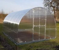 Szklarnie ogrodowe - Szklarnia KLASIKA TUBE 3x4 m poliwęglan 6mm fundament 12 m2 - miniaturka - grafika 1