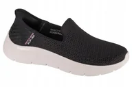 Buty sportowe damskie - Damskie sneakers Skechers Slip-Ins: Go Walk Flex Relish 124963-BKW r.40 - miniaturka - grafika 1