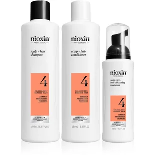 Nioxin System 4, Zestaw oczyszczający do włosów farbowanych, mocno przerzedzonych - Zestawy kosmetyków damskich - miniaturka - grafika 1