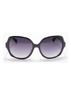 Calvin Klein Damskie okulary przeciwsłoneczne w kolorze fioletowo-czarnym - Okulary korekcyjne, oprawki, szkła - miniaturka - grafika 1