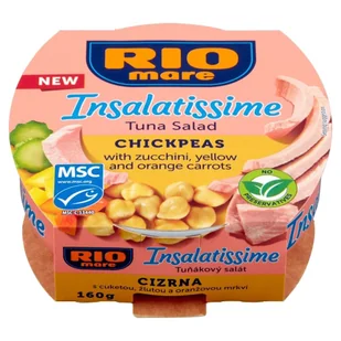 Rio Mare Sałatka z ciecierzycą i tuńczykiem 160 g - Konserwy i dania rybne - miniaturka - grafika 1