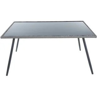 Stół Lupus 150 x 90 x 73 cm szary PATIO - Stoły ogrodowe - miniaturka - grafika 1
