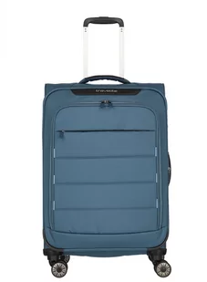 Walizka średnia poszerzana Travelite Skaii - panoramic blue - Walizki - miniaturka - grafika 1