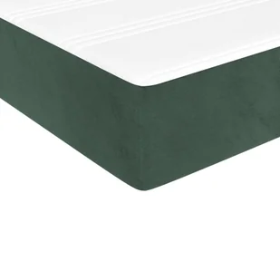 Lumarko Łóżko kontynentalne z materacem, zielone, aksamit, 90x200 cm - Łóżka Lumarko Łóżko kontynentalne z materacem, zielone, aksamit, 90x200 cm - Łóżka - miniaturka - grafika 9