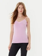 Koszulki i topy damskie - Morgan Top 192-BARBA.N Różowy Slim Fit - miniaturka - grafika 1