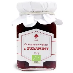 Dary Natury KONFITURA Z ŻURAWINY BIO 180 g - - Zdrowa żywność - miniaturka - grafika 1