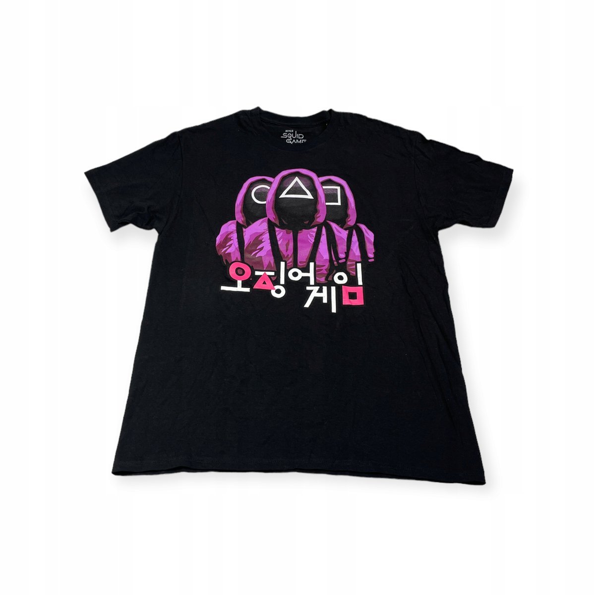 Koszulka T-shirt męski okrągły dekolt SPENCER'S SQUID GAME L