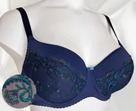 Biustonosze - Biustonosz VENA VB-474 granat+zielony (kolor granat+zielony, rozmiar 70F) - miniaturka - grafika 1