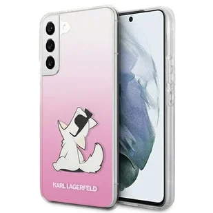 Karl Lagerfeld KLHCS22MCFNRCPI S22+ S906 hardcase różowy/pink Choupette Eat KF000921 - Etui i futerały do telefonów - miniaturka - grafika 1