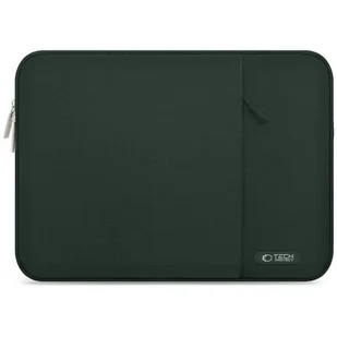 Etui na laptopa TECH-PROTECT Sleevy 15-16 cali Ciemnozielony - Torby na laptopy - miniaturka - grafika 1