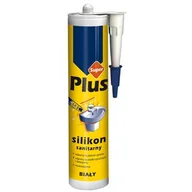Silikony - Silikon sanitarny biały 280 ml Super Plus - miniaturka - grafika 1