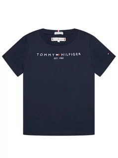 Koszulki dla chłopców - Tommy Hilfiger T-Shirt Essential KS0KS00210 Granatowy Regular Fit - grafika 1