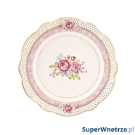 Talerze - Talerzyk deserowy 19cm Nuova R2S Heritage różowy kod: 1515 HEPI - miniaturka - grafika 1