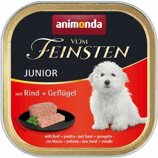 Zestaw Animonda vom Feinsten Junior, 24 x 150 g - Wołowina z drobiem - Mokra karma dla psów - miniaturka - grafika 1