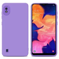 Etui i futerały do telefonów - Pokrowiec Etui Do Samsung Galaxy A10 w FLUID JASNY FIOLET TPU Silikonowe Obudowa Ochronny Case Cover Cadorabo - miniaturka - grafika 1