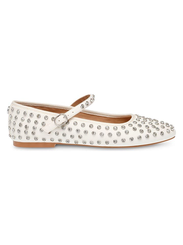 Steve Madden Baleriny w kolorze białym z paskiem