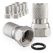 Inne akcesoria audio-wideo - Wtyk Sat "F" 6,8Mm+ Uszczelka Lb0032 Vayox (Opakowanie 10 Szt.) - miniaturka - grafika 1