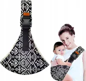 Chusty do noszenia dzieci - NOSIDEŁKO DLA NIEMOWLĄT do 0-36 miesięcy DLA MAŁYCH DZIECI DO 15KG CHUSTA - miniaturka - grafika 1