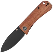 Noże - Nóż składany WE Knife Banter Cuibourtia Wood, Black Stonewashed CPM-S35VN by Ben Petersen (2004K) - miniaturka - grafika 1