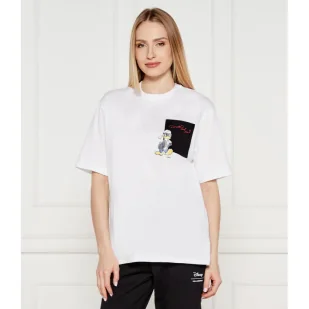 Karl Lagerfeld T-shirt Karl Lagerfeld x Disney Relaxed fit - Koszulki i topy damskie - miniaturka - grafika 1