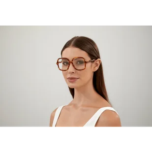 Okulary przeciwsłoneczne Chloé CH0091O 002 - Okulary korekcyjne, oprawki, szkła - miniaturka - grafika 4