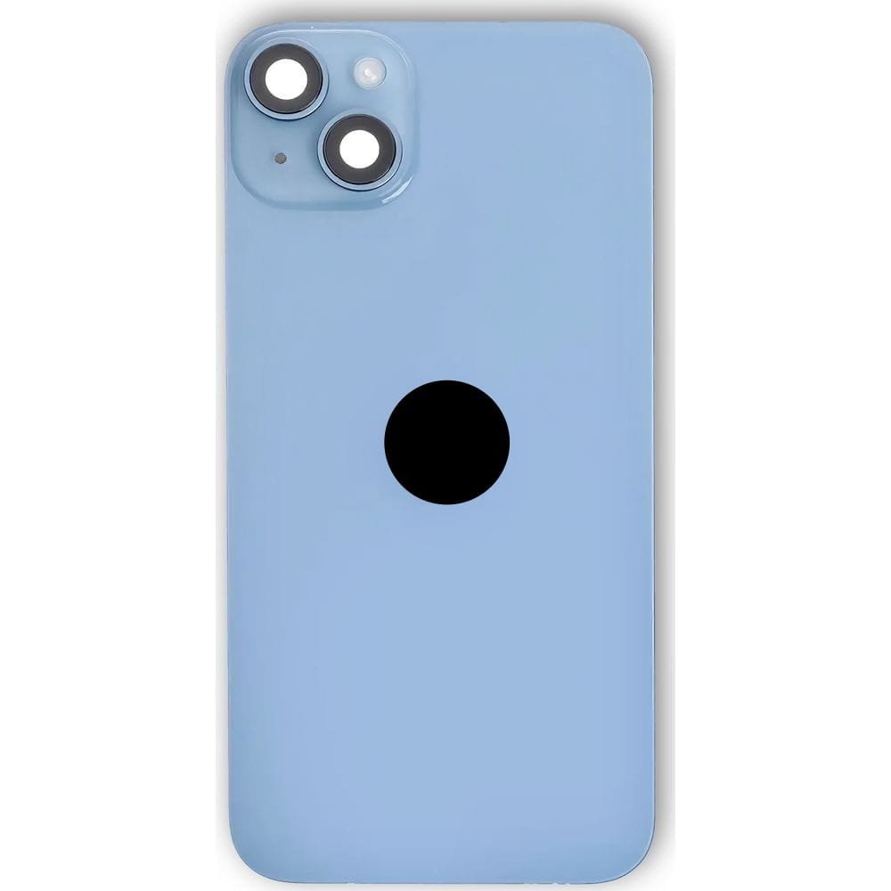 Tylna szyba klapka baterii + ramka iPhone 14 Plus niebieska
