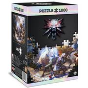 Puzzle - The Witcher (Wiedźmin): Geralt & Triss in Battle puzzle 1000 elementów - miniaturka - grafika 1