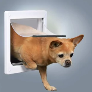 Trixie Drzwi dla psa - 2-wariantowe - dla małych psów TX-3877 - Pozostałe akcesoria dla psów - miniaturka - grafika 1