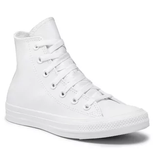 Trampki damskie - Converse Trampki Ct A/S Lthr Hi 1T406 White Monochrome - grafika 1