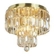Lampy sufitowe - Empire lampa sufitowa 4xE14/IP44 satynowy mosiądz 61321-4SB - miniaturka - grafika 1