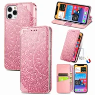 Etui i futerały do telefonów - Etui König Design kompatybilne z Apple iPhone 11 Pro z syntetycznej skóry - Etui na telefon komórkowy różowe - miniaturka - grafika 1
