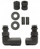 Zawory i kraniki - Zawór regulacyjny Vision ciemny grafit strukturalny lewy GW1/2 All in One - miniaturka - grafika 1