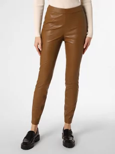 BOSS Orange - Legginsy damskie  Taslimah, brązowy - Legginsy - miniaturka - grafika 1